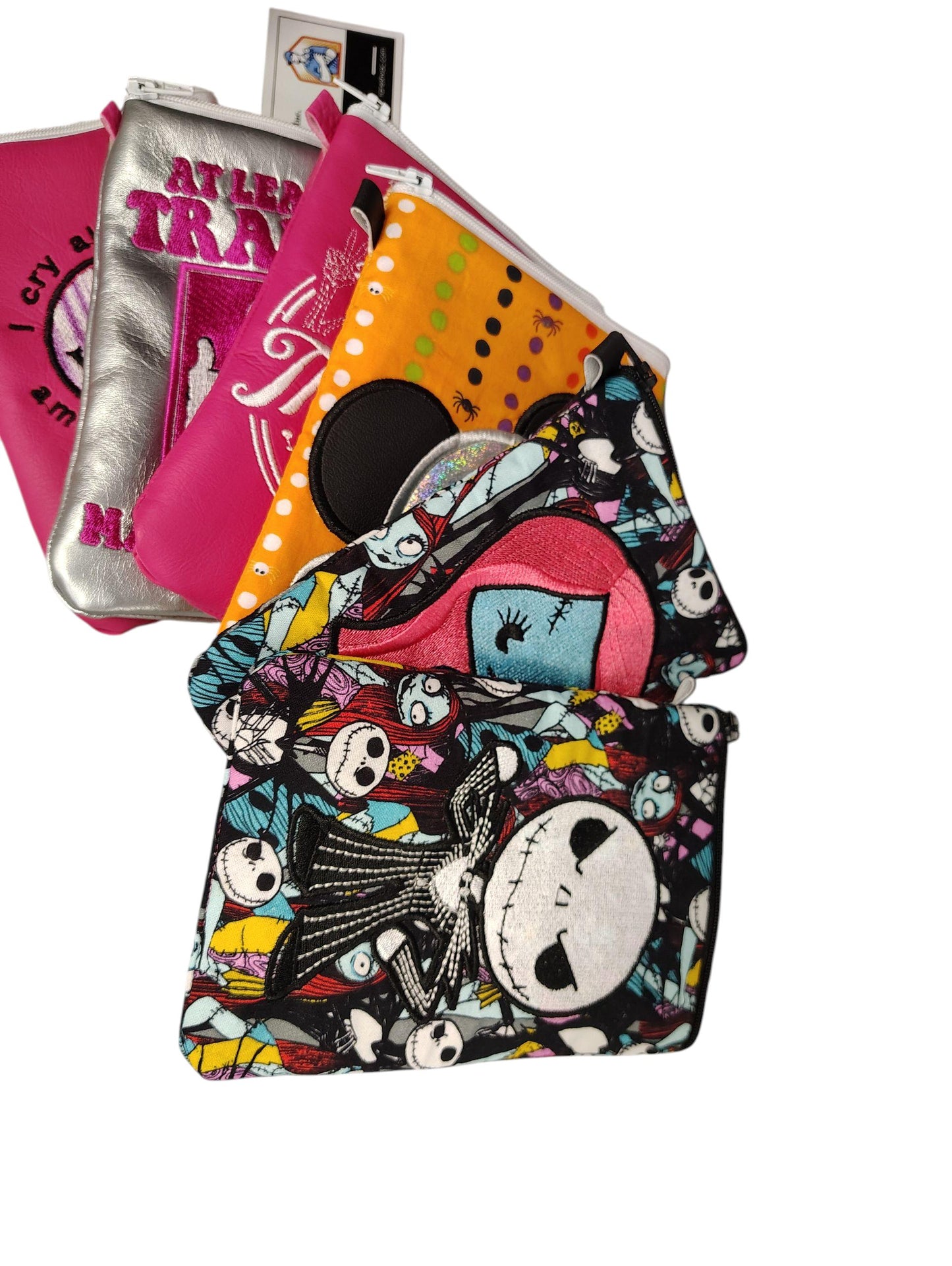 Fairytale Librarian Zipper Pouch Belle Inspired Wristlet