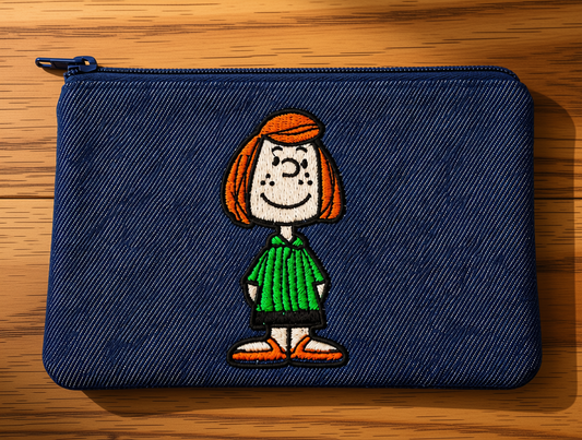 Peppermint Patty Embroidered Bag Buddy