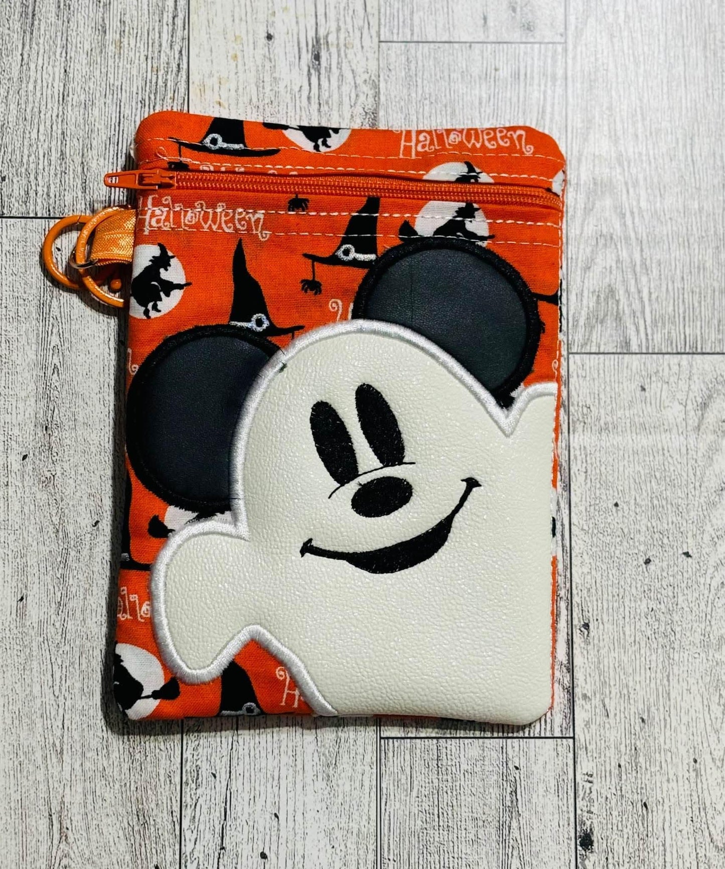 Vertical Mickey Ghost Bag Charm