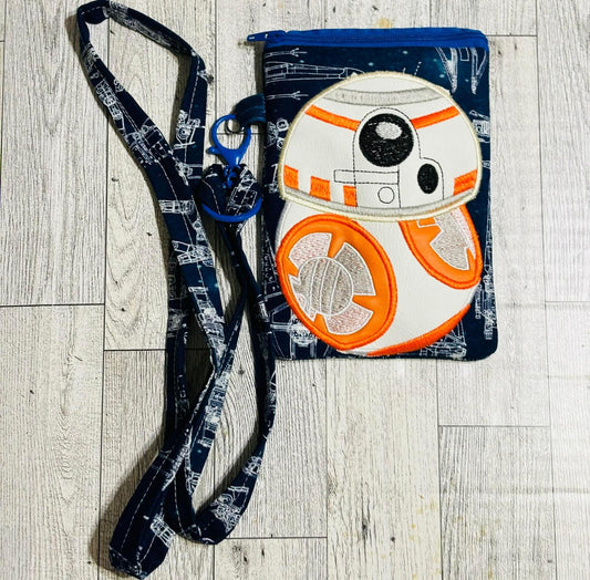 Orange Droid Chibi Bag Charm