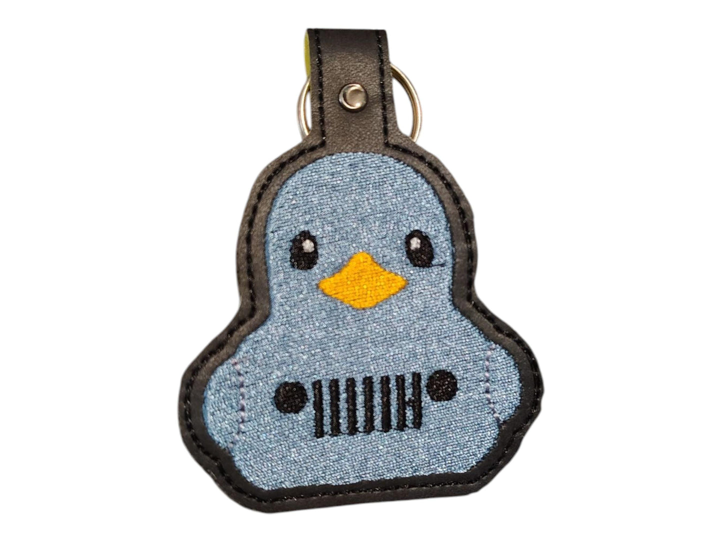 Blue Rubber Duck  Keychain