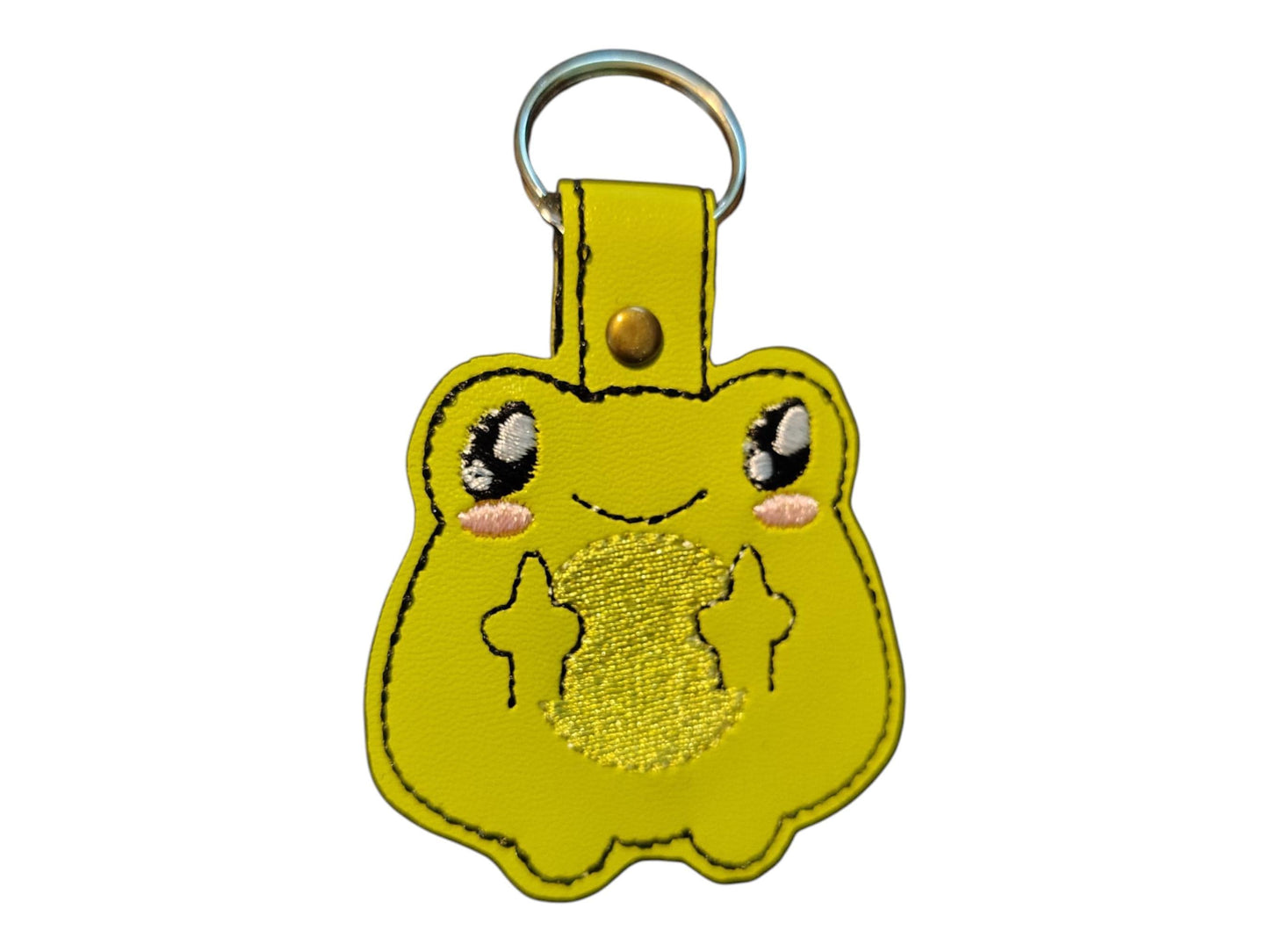 Sassy FU Frog  Keychain