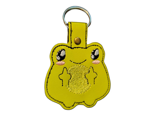 Sassy FU Frog  Keychain
