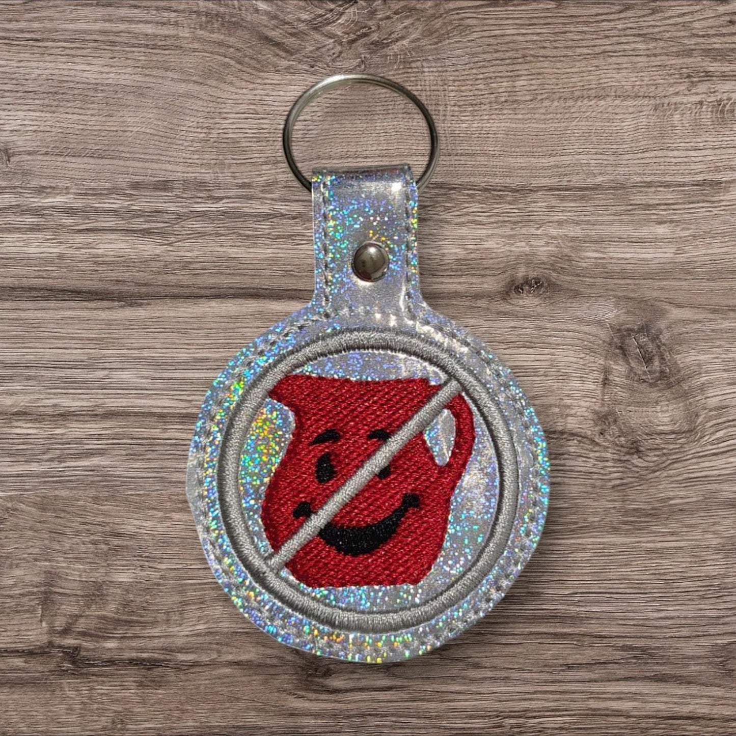 Don't Drink The Kool-Aid Keychain, Handmade
