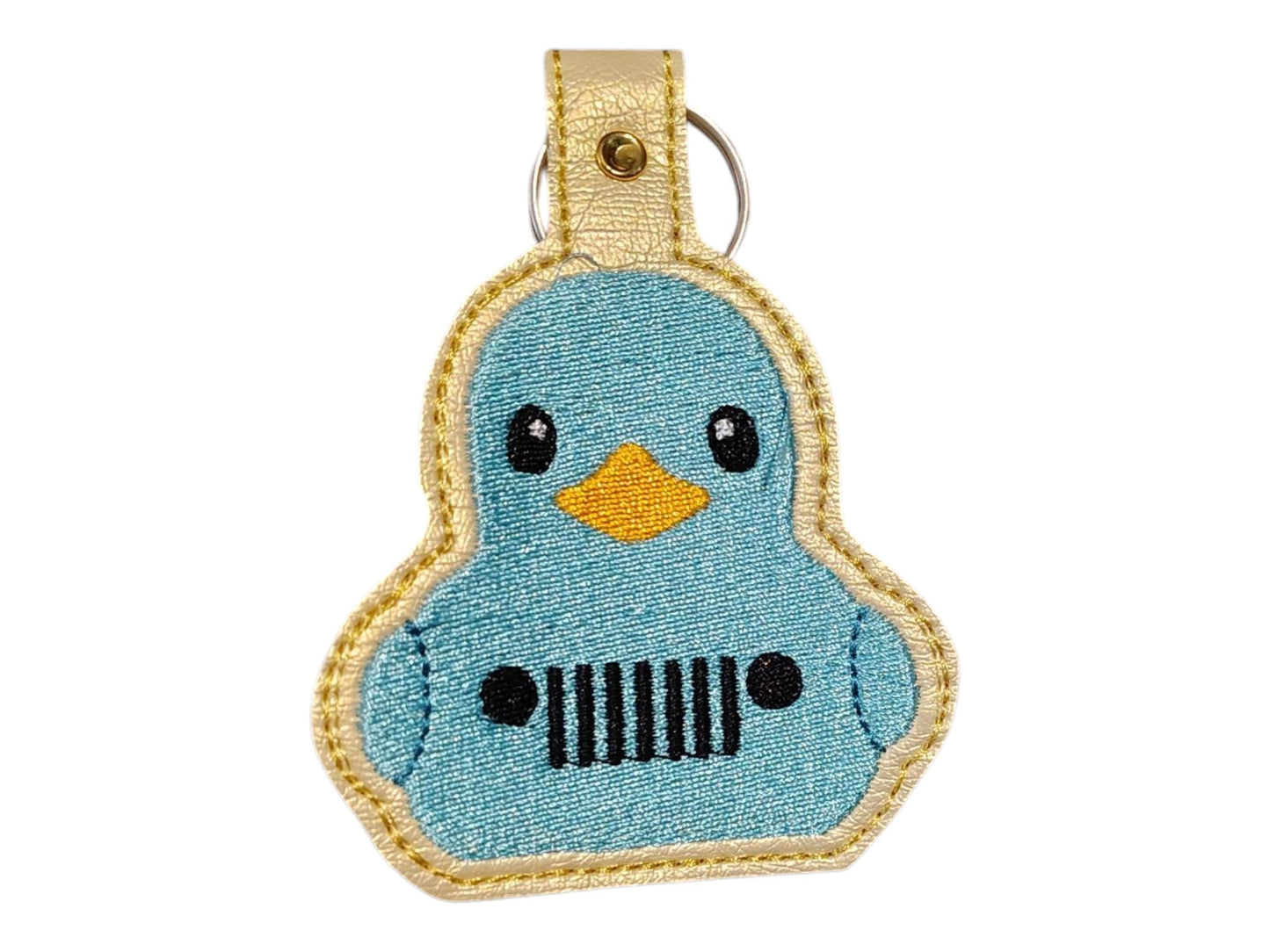 Pink Rubber Duck  Keychain