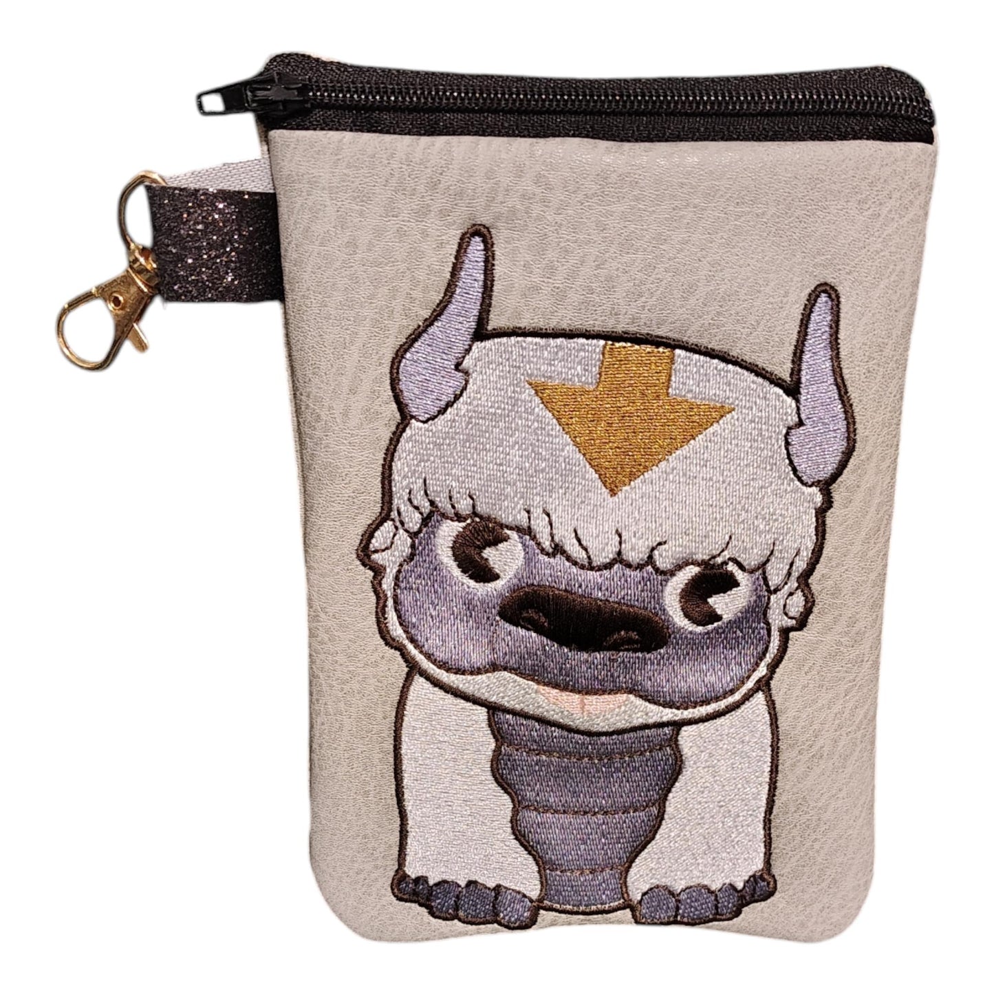 Flying Bison Inspired Zipper Pouch | Avatar Fan Accessory, 5x7 Organizer