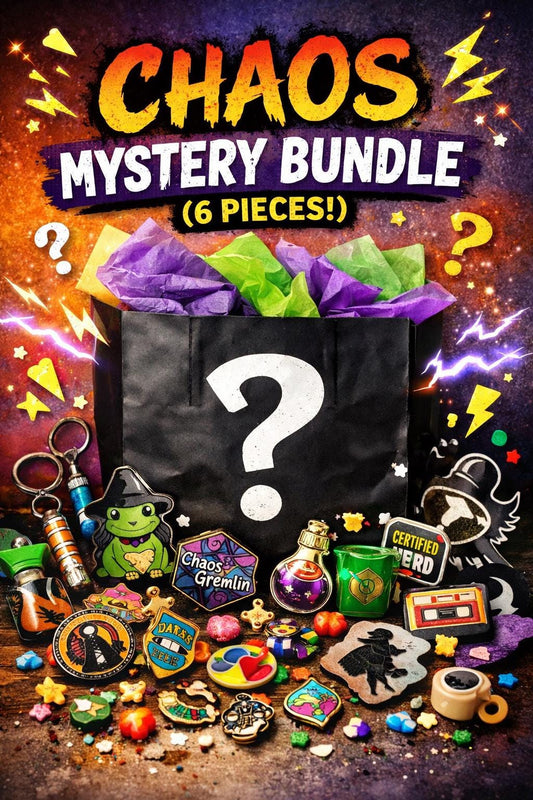 Chaos Mystery Bundle (6 Pieces) | Handmade Fandom Accessories, Pouches, Keychains