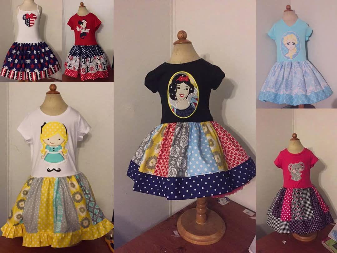 Custom One-of-a-Kind Handmade Themed TShirt Dress | Choose Your Colors & Theme | Unique Upcycled Style