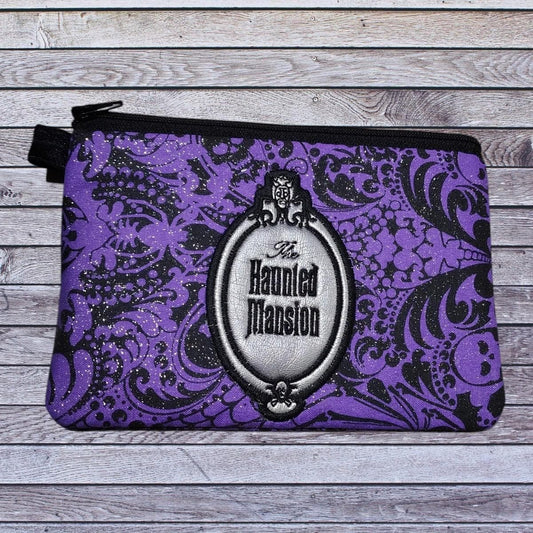 Haunted Mansion Inspired Gothic Zipper Pouch