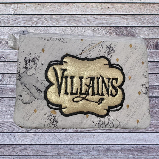 Villains Zipper Pouch