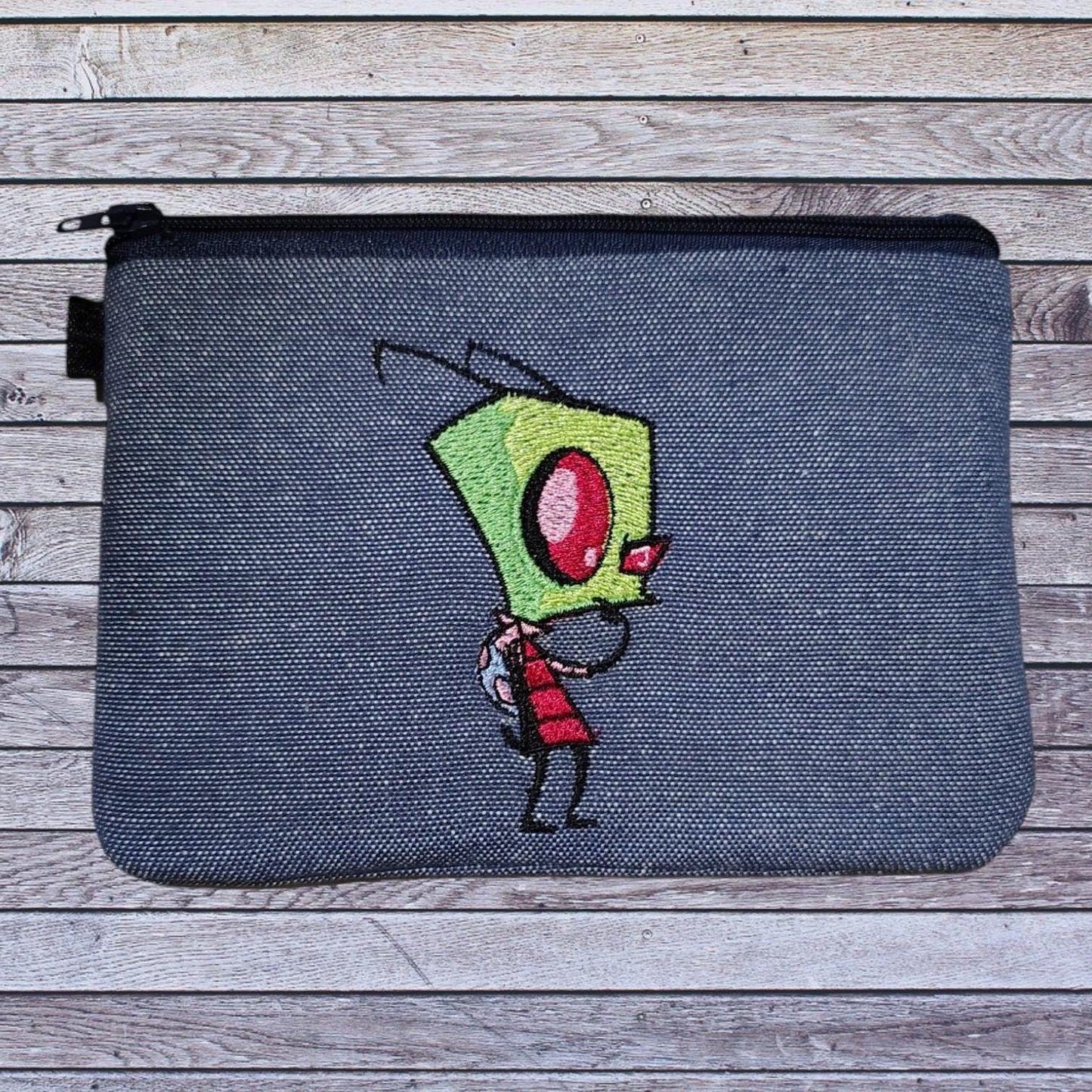 Nostalgia Invader Wristlet Pouch