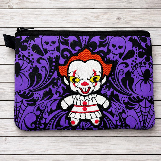 Scary Clown Wristlet