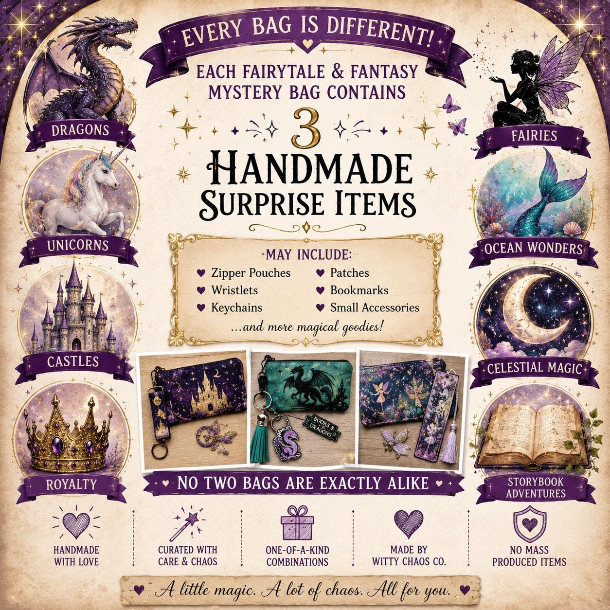 Choose Your Chaos  Fairytale & Fantasy Mystery Bag