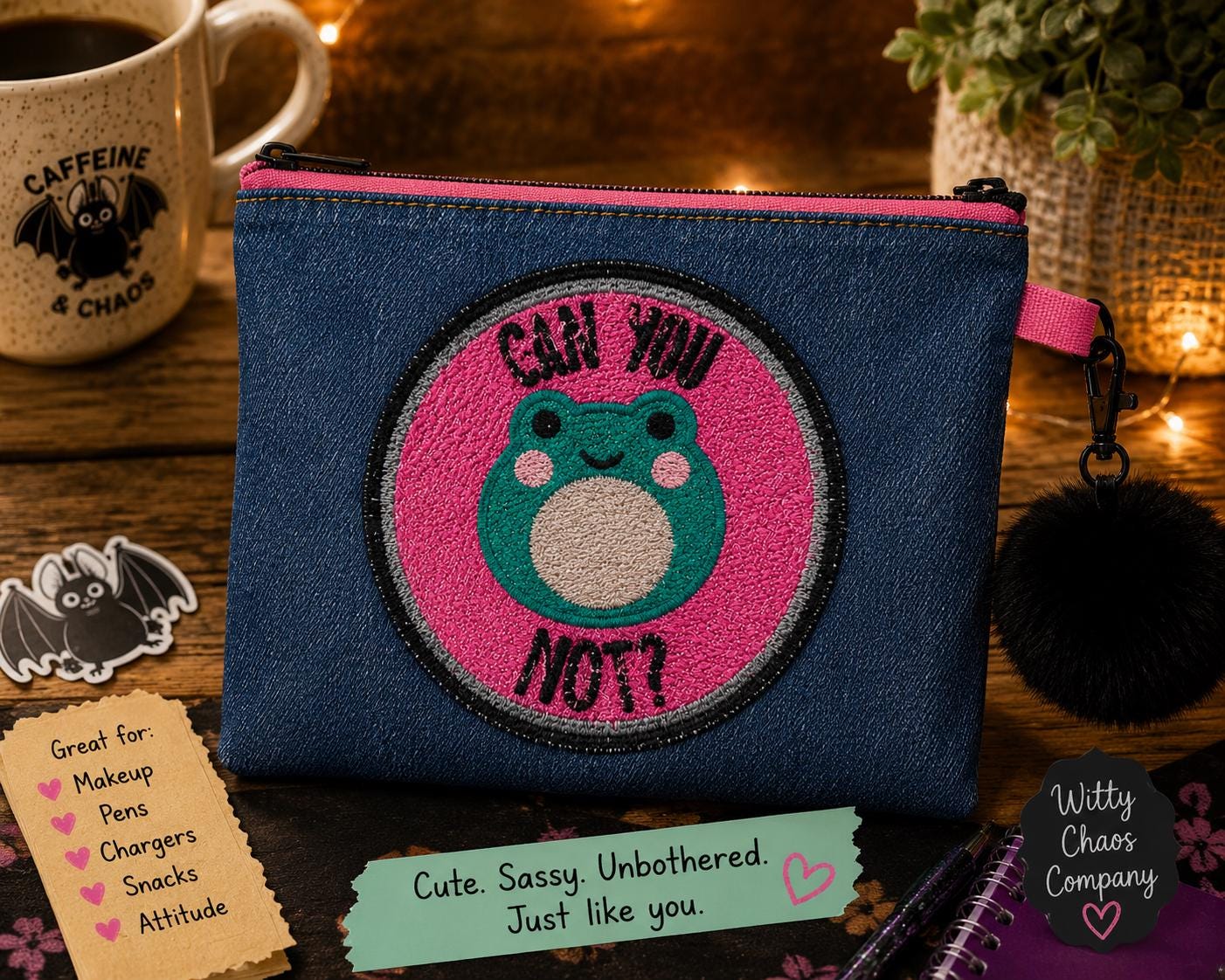 Can You Not Zipper Pouch