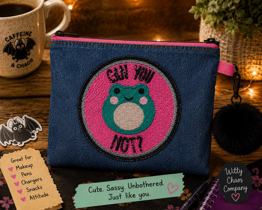 Can You Not Zipper Pouch