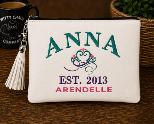 Princess Anna Inspired Wristlet (5 x 7)  Brave, Loyal, and Full of Heart