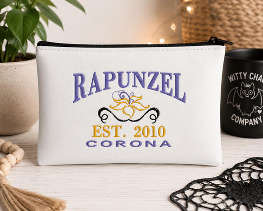 Rapunzel Inspired Zipper Pouch