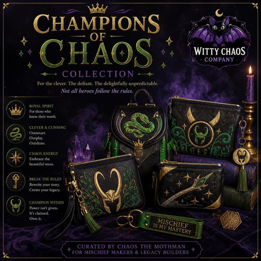 Champions of Chaos Collection | Mystery Wristlet or Crossbody Bag (Fantasy Inspired)