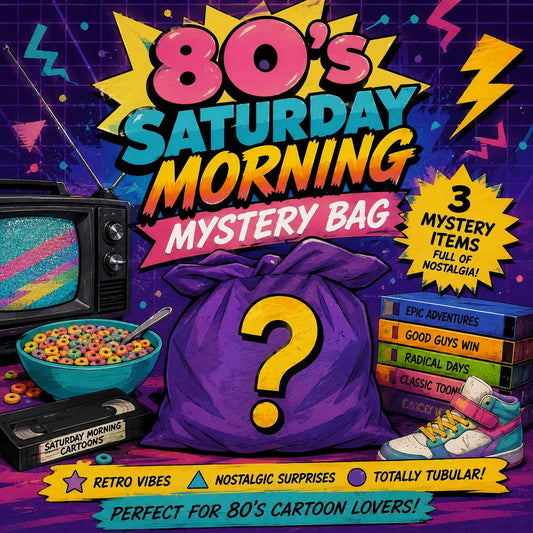 80s Saturday Morning Cartoon Mystery Bag | Retro Inspired Handmade Accessories