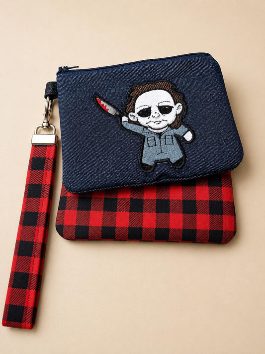 Mike M Horror inspired Wristlet