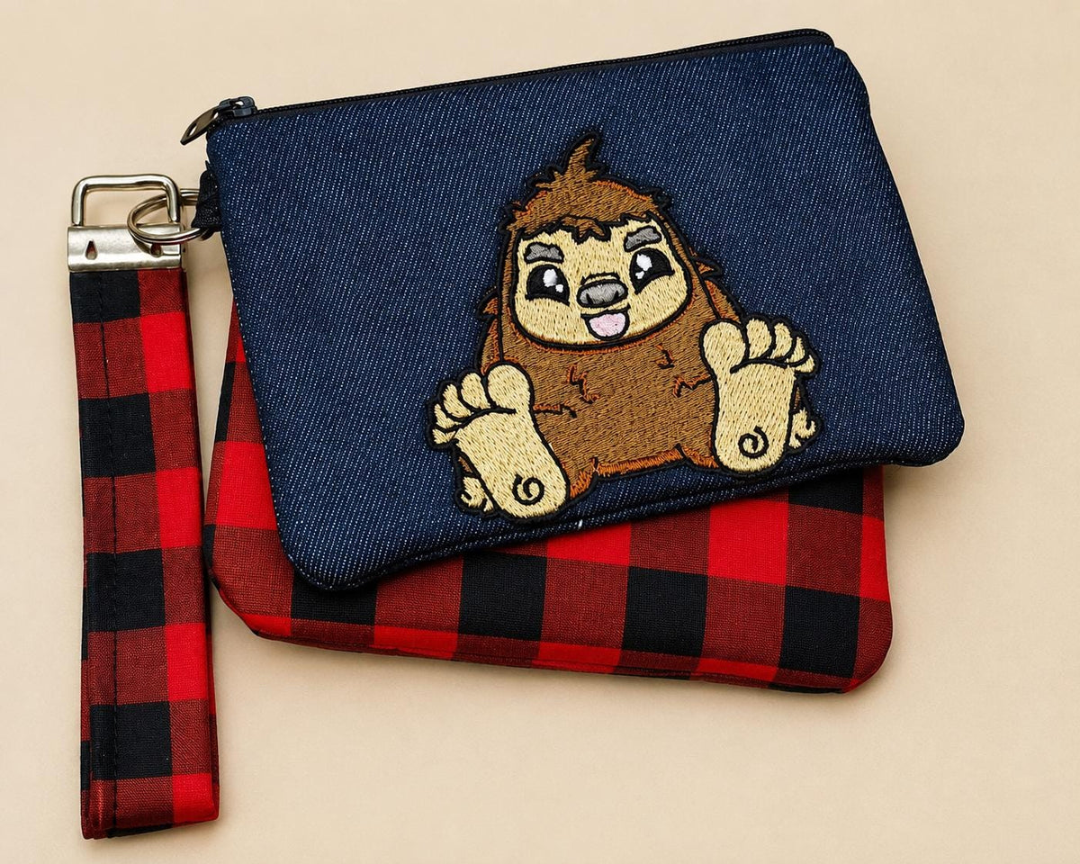 Embroidered Bigfoot Bag Buddy