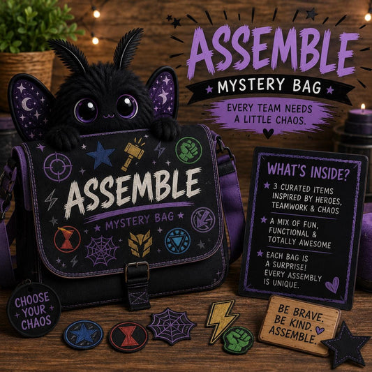 Assemble Mystery Bag | Hero-Inspired Gift | Teamwork & Adventure | Choose Your Chaos | Handmade Mystery Bundle | Fandom Inspired